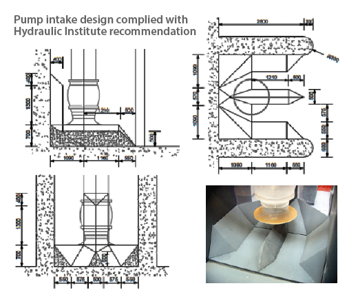 vertical pump suction chamber design details